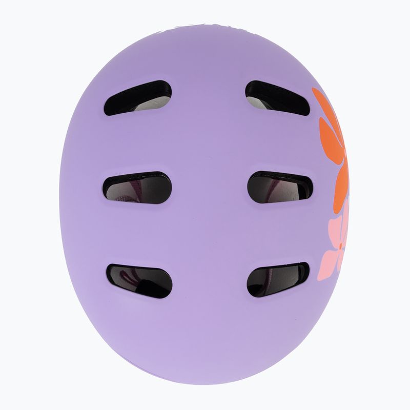 Cască pentru copii UVEX Kid 4 Style flower lilac matte 6