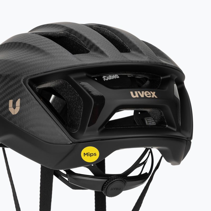 Cască de bicicletă UVEX Ultimate Surge Carbon Mips all black matt 8
