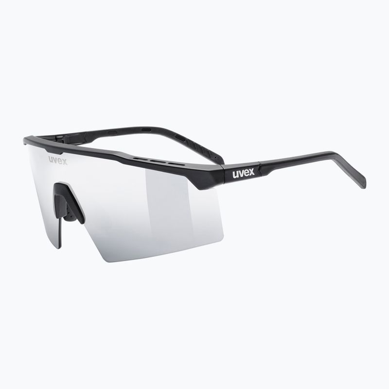 Ochelari de soare UVEX Flowline black matt/mirror silver