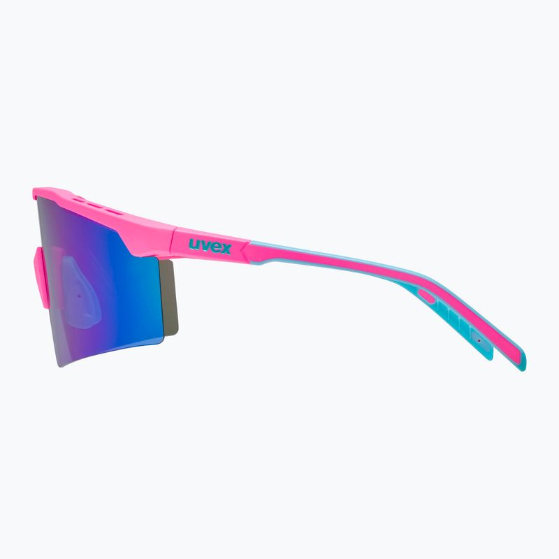 Ochelari de soare UVEX Flowline pink matt/mirror blue 2
