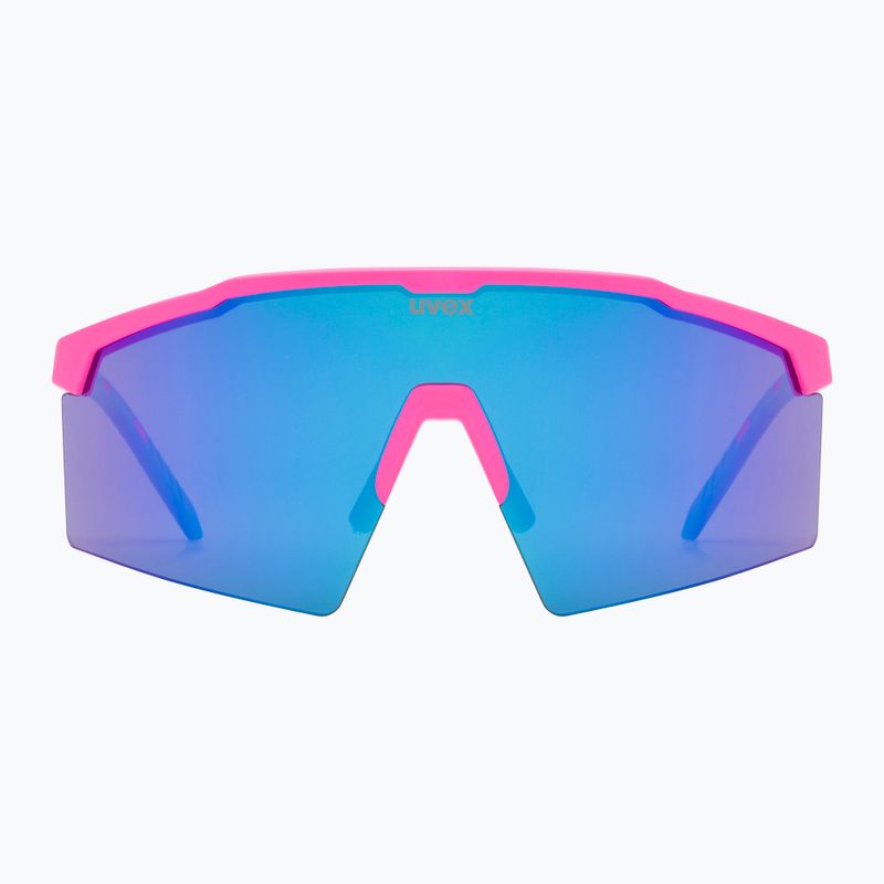 Ochelari de soare UVEX Flowline pink matt/mirror blue 3