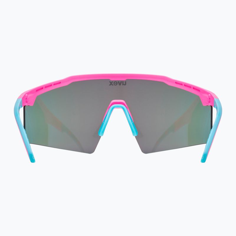Ochelari de soare UVEX Flowline pink matt/mirror blue 4