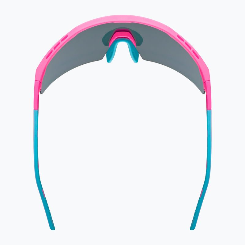 Ochelari de soare UVEX Flowline pink matt/mirror blue 5