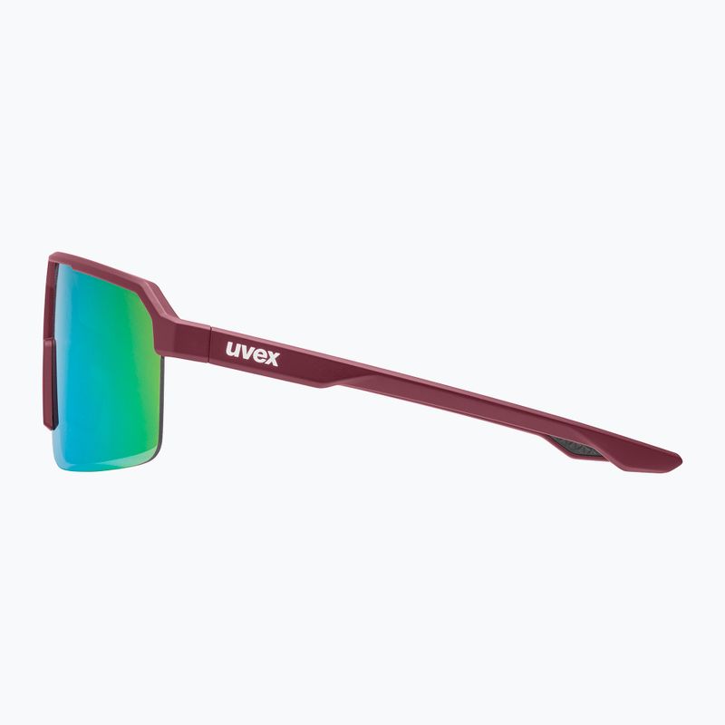 Ochelari de soare UVEX Ramp burgundy matt/mirror rose 2