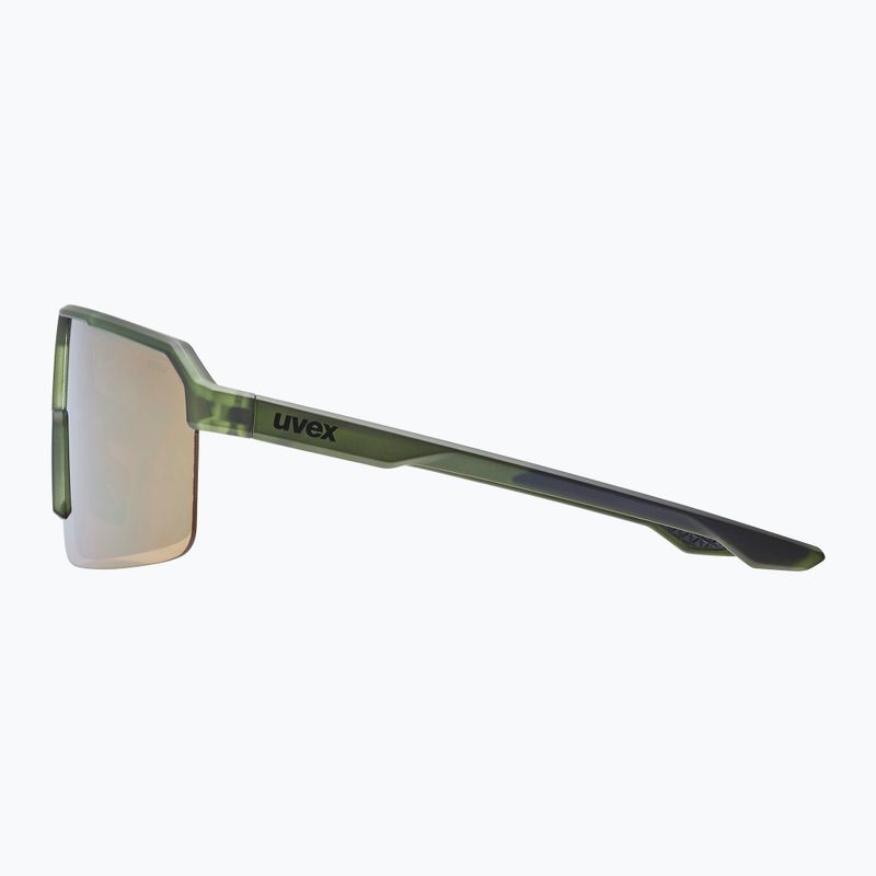 Ochelari de soare UVEX Ramp olive matt/mirror gold 2