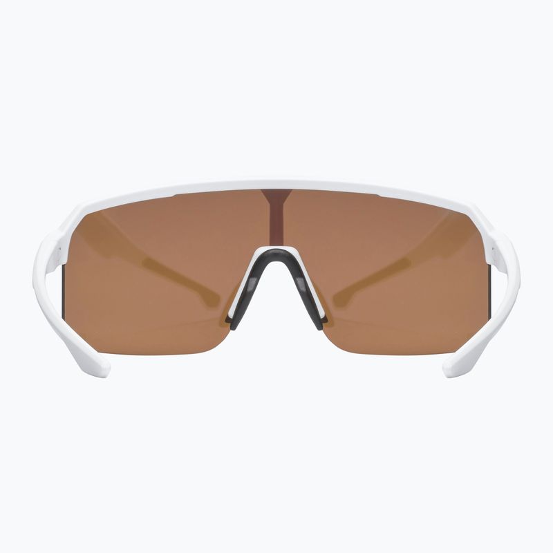 Ochelari de soare UVEX Ramp white matt/mirror gold 4