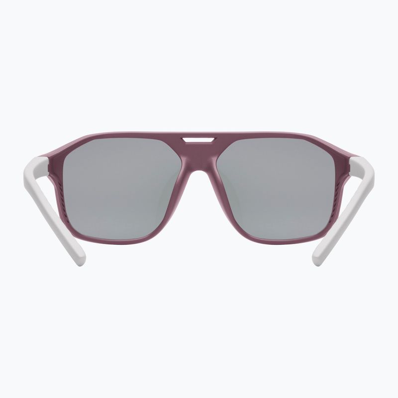 Ochelari de soare pentru copii UVEX Cosmic Jr cranberry/grey matt/mirror silver 3