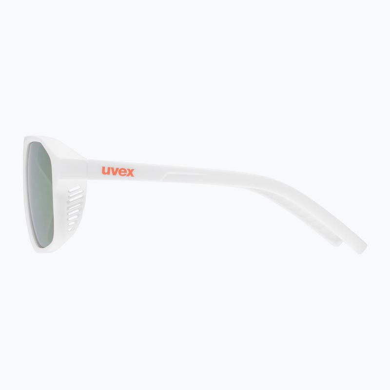 Ochelari de soare pentru copii UVEX Cosmic Jr white matt/mirror red 5