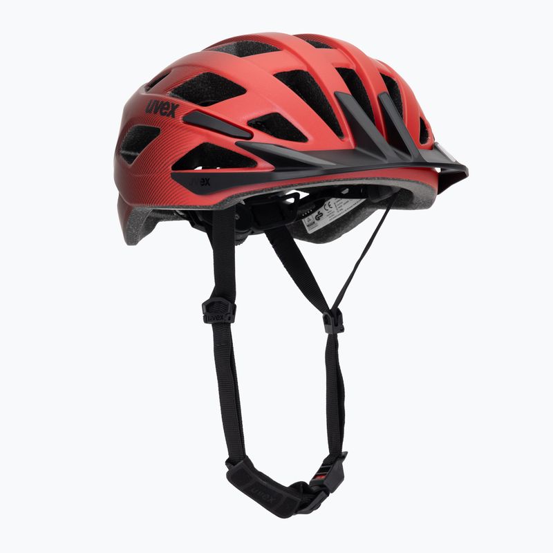 Cască de ciclism UVEX I-vo 2 red/black matte 2