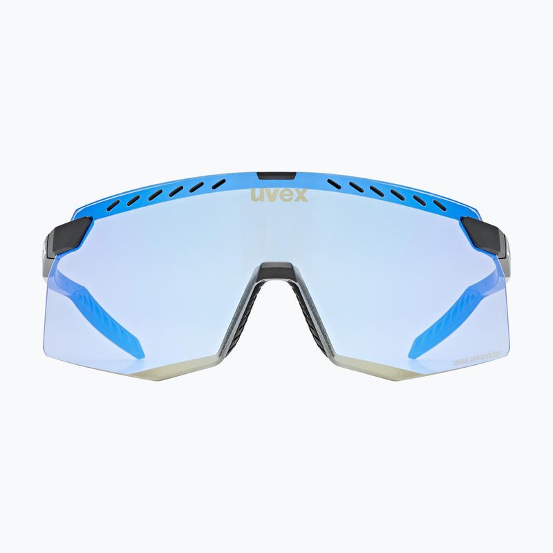 Ochelari de soare UVEX Pace Stage CV black matte/mirror blue 2