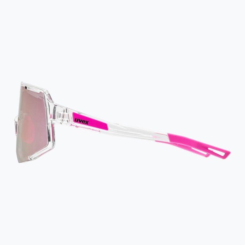 Ochelari de soare UVEX Sequenze clear/mirror pink 2