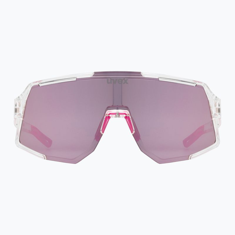 Ochelari de soare UVEX Sequenze clear/mirror pink 3