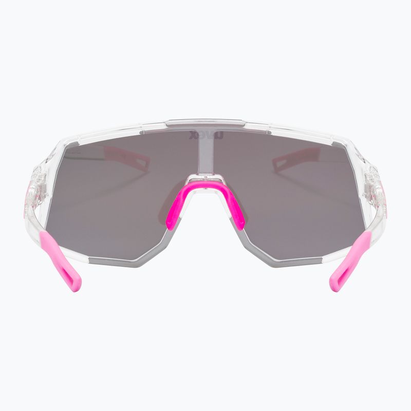 Ochelari de soare UVEX Sequenze clear/mirror pink 4