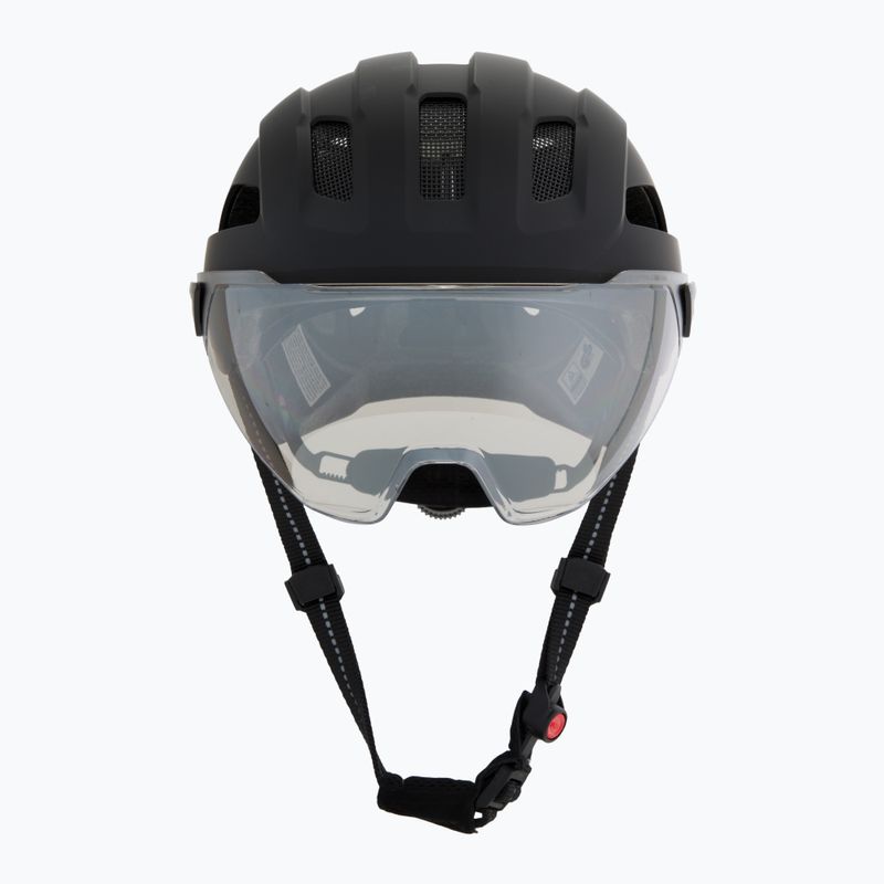 Cască de ciclism UVEX Stride Visor black matt/lite mirror silver 2