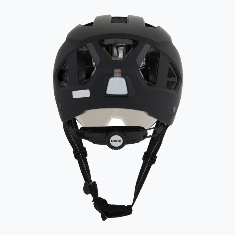 Cască de ciclism UVEX Stride Visor black matt/lite mirror silver 4