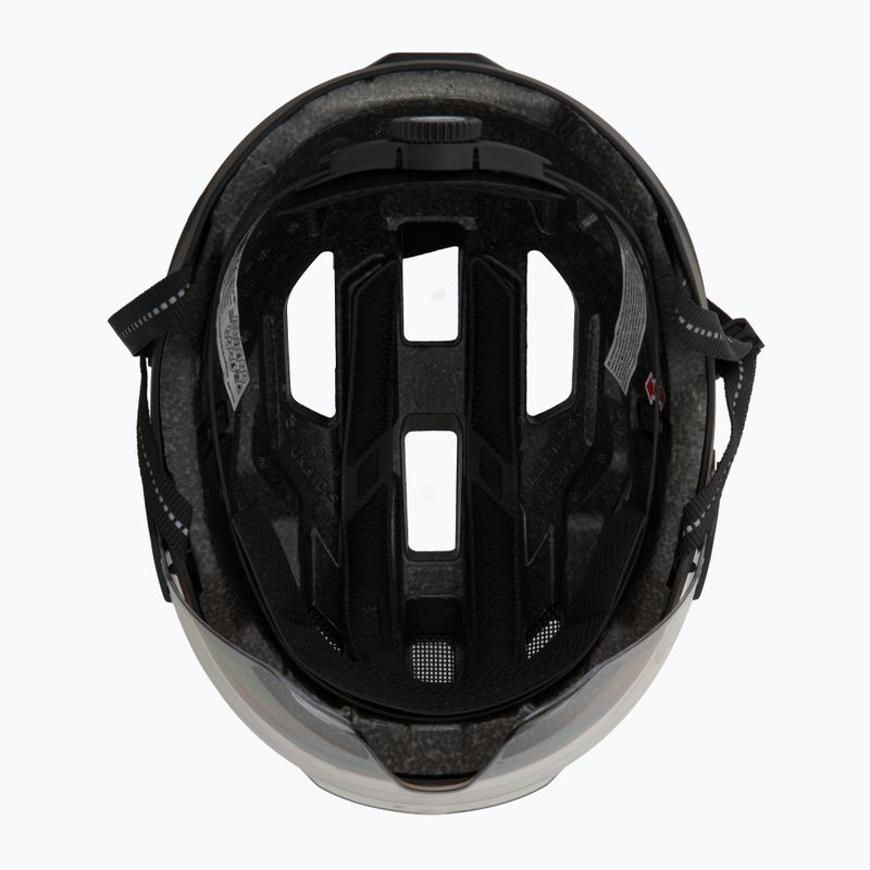 Cască de ciclism UVEX Stride Visor black matt/lite mirror silver 5