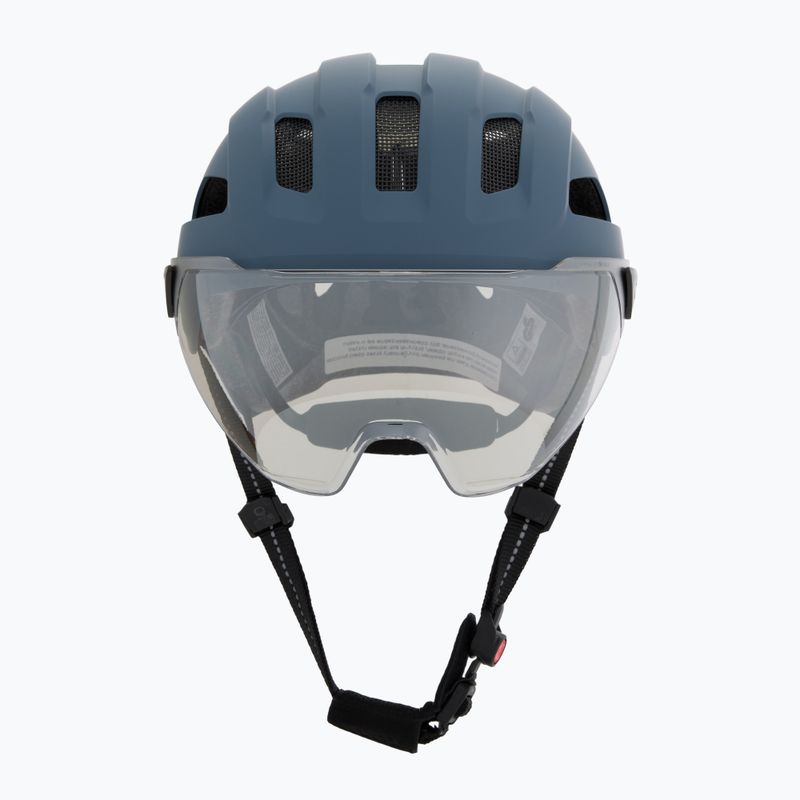 Cască de ciclism UVEX Stride Visor stone blue matt/lite mirror silver 2