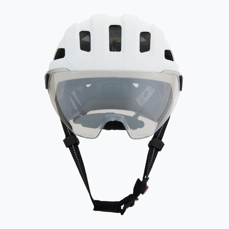Cască de ciclism UVEX Stride Visor white matt/lite mirror silver 2