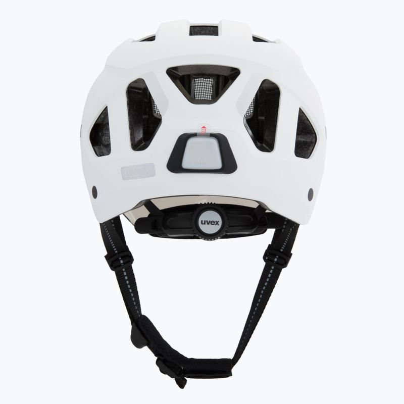 Cască de ciclism UVEX Stride Visor white matt/lite mirror silver 4