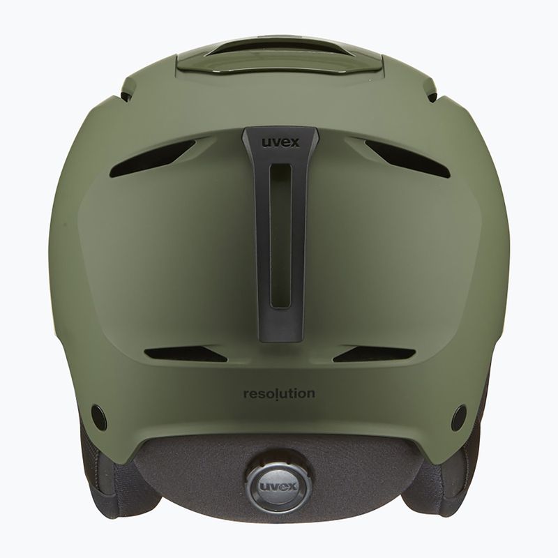 Cască de schi UVEX Resolution khaki matt 3