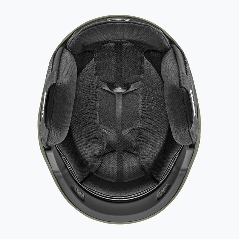 Cască de schi UVEX Resolution khaki matt 5