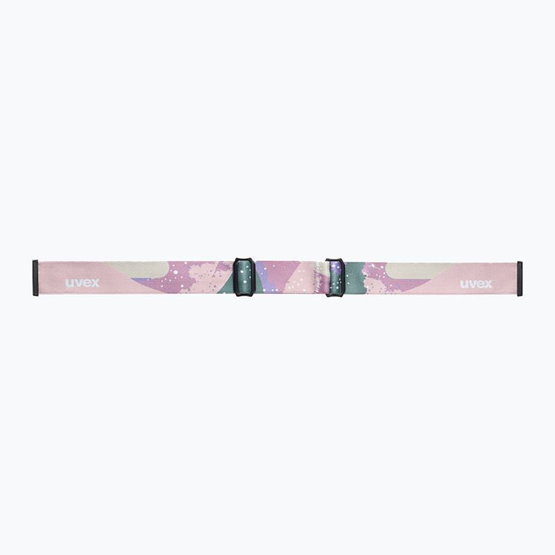 Ochelari de schi pentru copii UVEX Speedy Nova FM S2 white matt/mirror rose 4