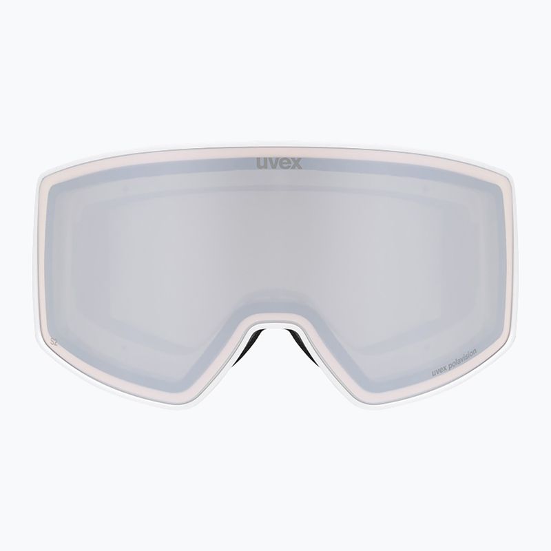 Ochelari de schi UVEX Scenic P S0-S4 white matt/mirror silver/pola 2