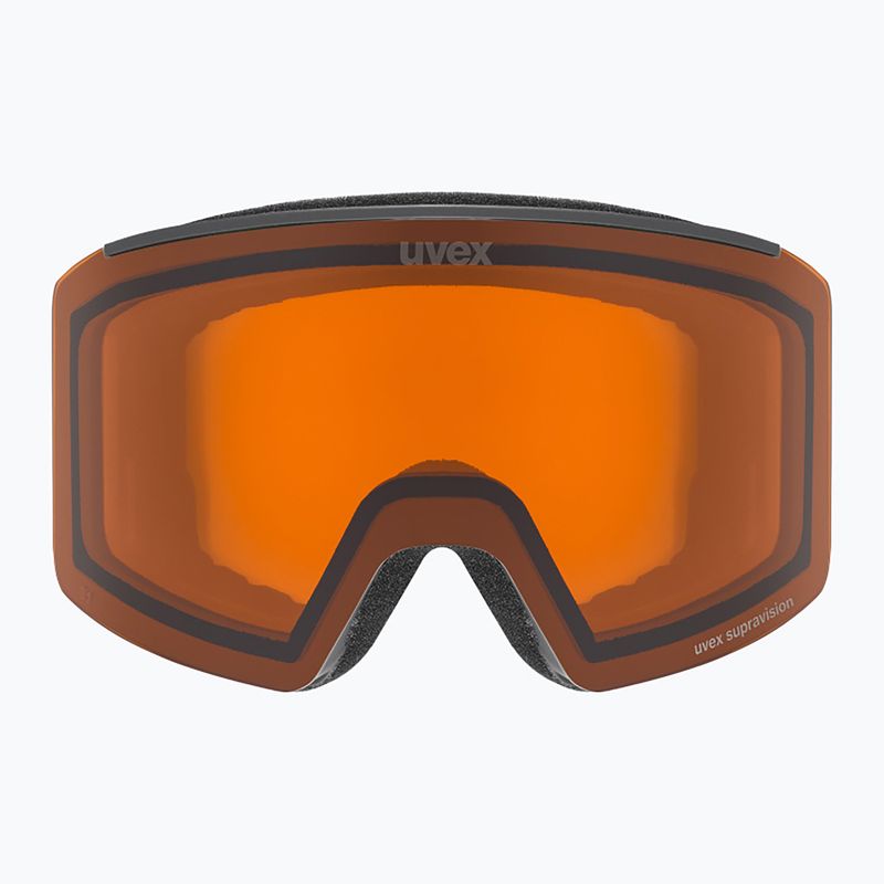 Ochelari de schi UVEX Ignite LG S2 black matte / orange 2