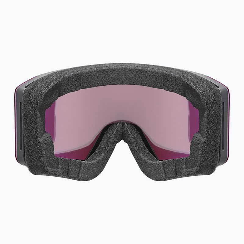 Ochelari de schi UVEX Ignite FM S3 black matt/mirror red 3