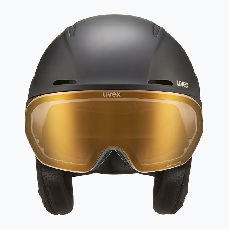 Cască de schi UVEX Ultimate Horizon MIPS black/black mat 2