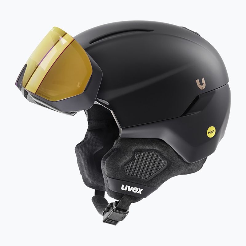 Cască de schi UVEX Ultimate Horizon MIPS black/black mat 6