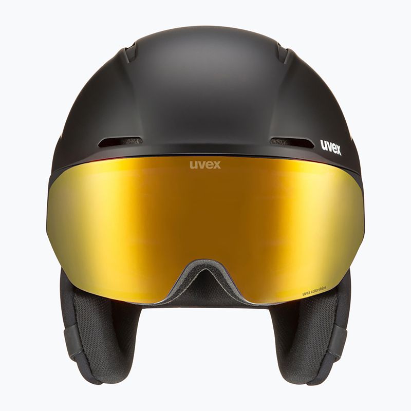 Cască de schi UVEX Horizon CV black/khaki matt 2