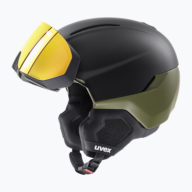 Cască de schi UVEX Horizon CV black/khaki matt 6
