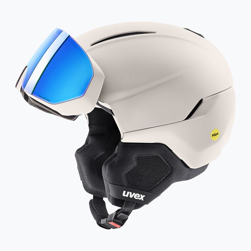 Cască de schi UVEX Horizon CV MIPS warm grey matt 6