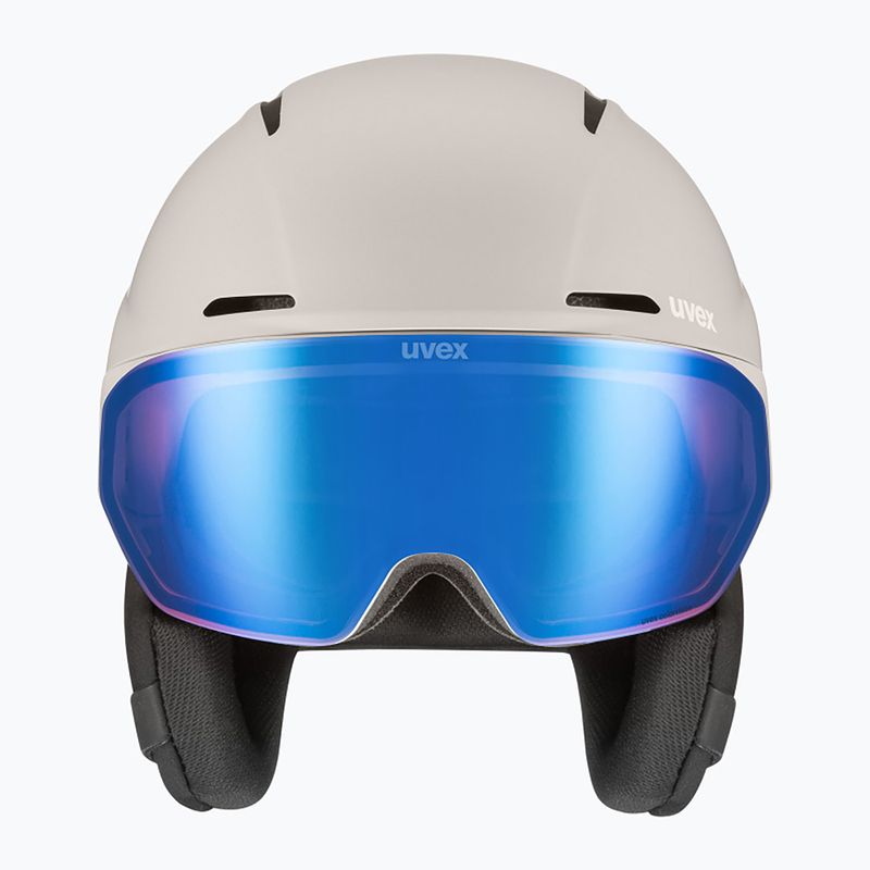Cască de schi UVEX Horizon CV warm grey matt 2