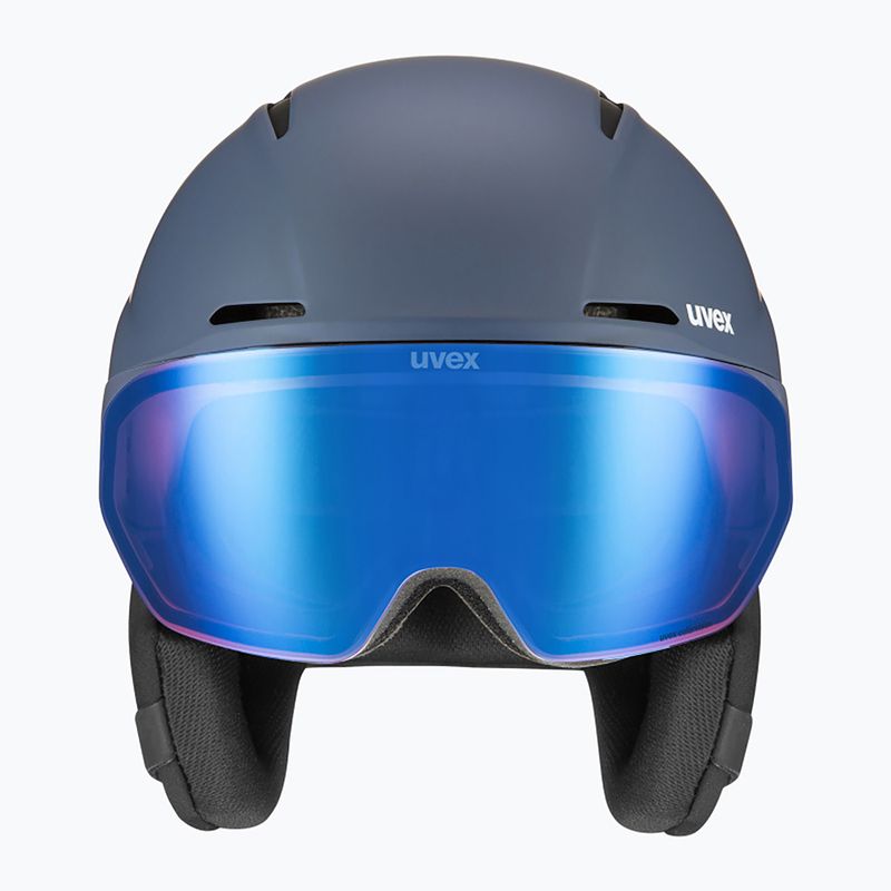 Cască de schi UVEX Horizon CV dusk blue matt 2