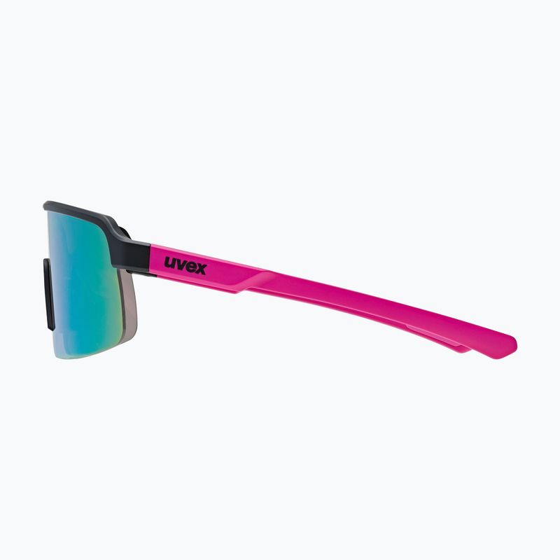 Ochelari de soare pentru copii UVEX Dyrt Jr black pink mat/mirror pink 5