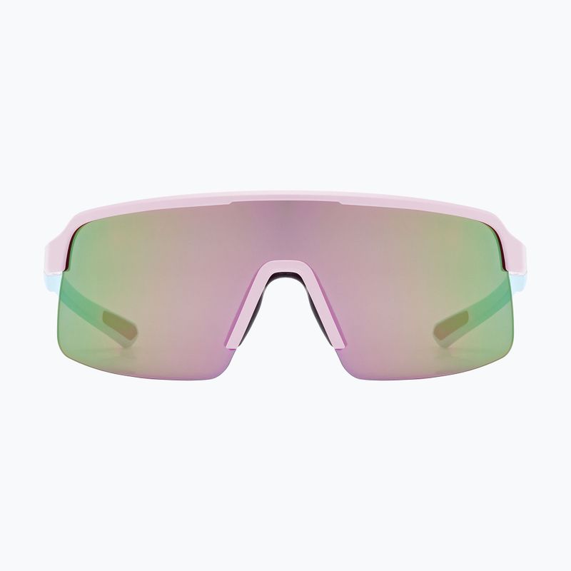 Ochelari de soare pentru copii UVEX Dyrt Jr pink/green matt/mirror pink 2