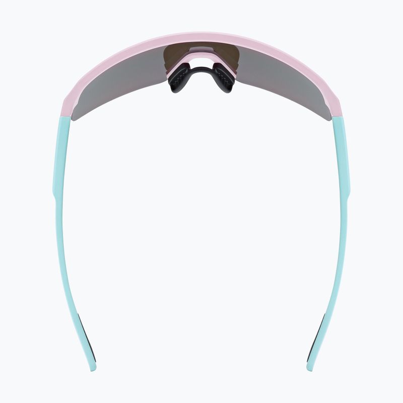 Ochelari de soare pentru copii UVEX Dyrt Jr pink/green matt/mirror pink 4