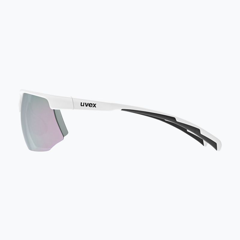 Ochelari de soare UVEX Aerios Small white matt/mirror rose 5