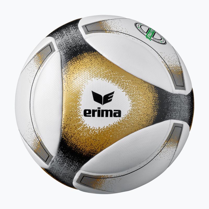 Minge de fotbal ERIMA Hybrid Match black/gold mărimea 5 4