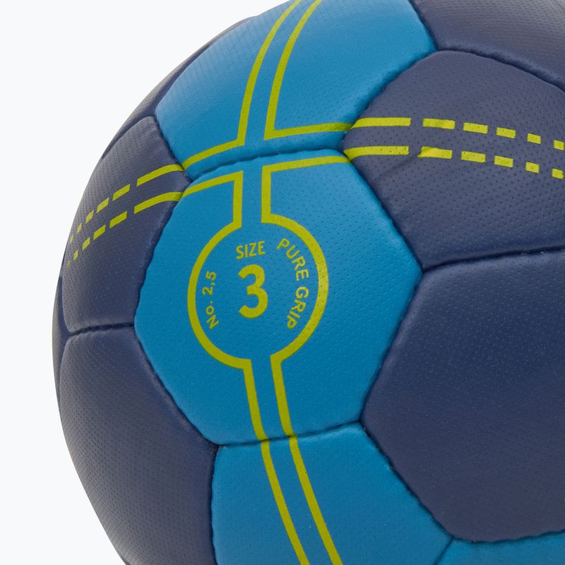Minge de handbal ERIMA Pure Grip No. 2.5 new navy/lime mărimea 3 3