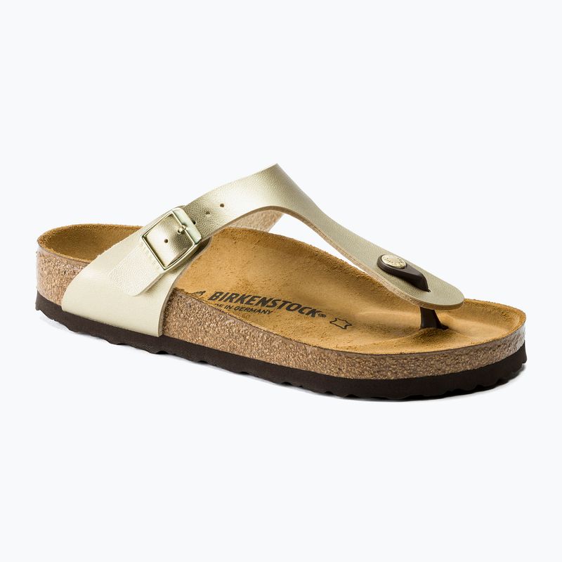 Papuci pentru femei BIRKENSTOCK Gizeh BF Regular gold 8