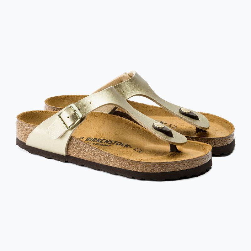 Papuci pentru femei BIRKENSTOCK Gizeh BF Regular gold 11