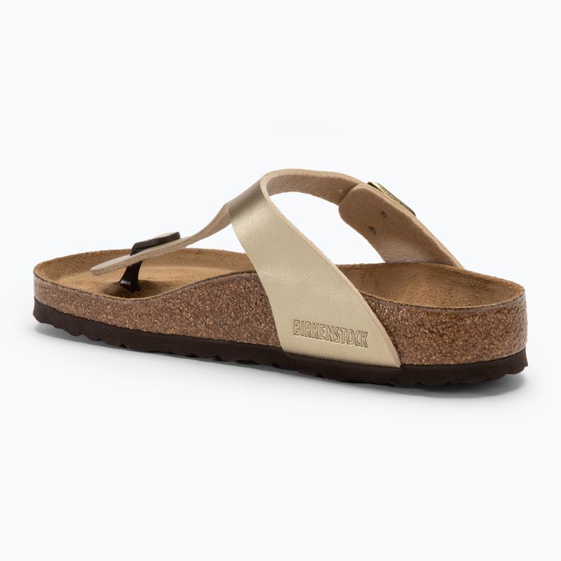 Papuci pentru femei BIRKENSTOCK Gizeh BF Regular gold 3