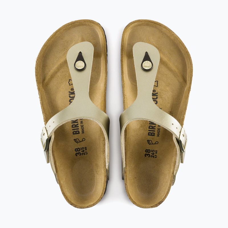 Șlapi BIRKENSTOCK Gizeh Birko-Flor Narrow gold 10