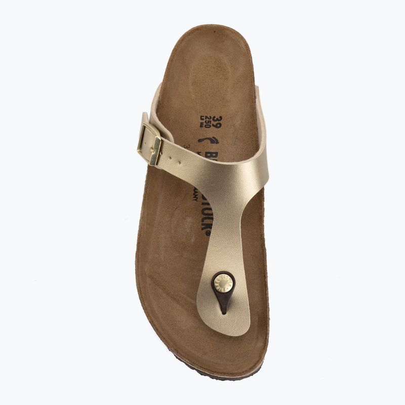 Șlapi BIRKENSTOCK Gizeh Birko-Flor Narrow gold 5