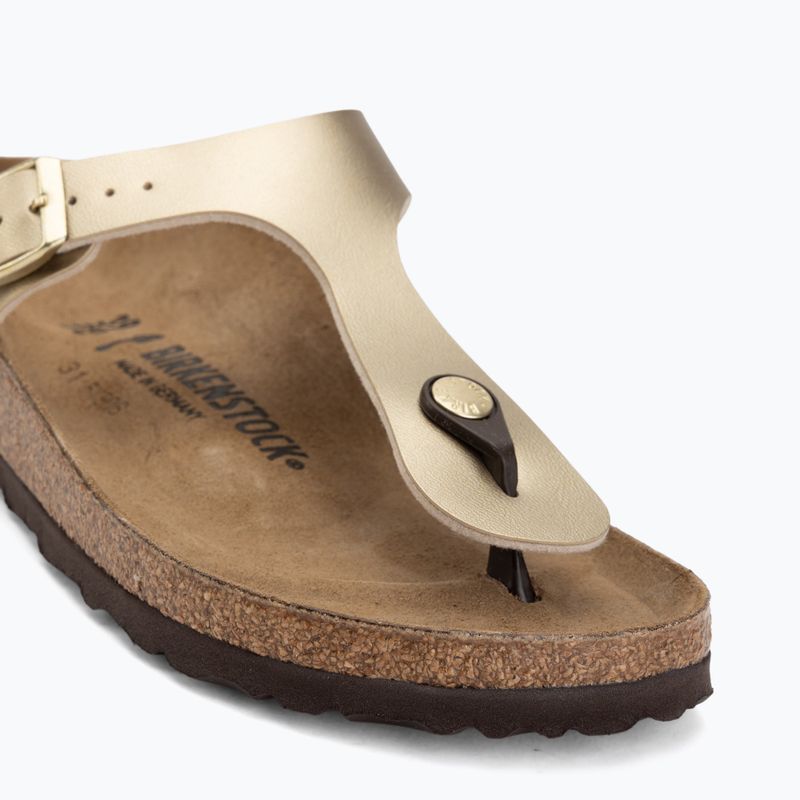 Șlapi BIRKENSTOCK Gizeh Birko-Flor Narrow gold 7