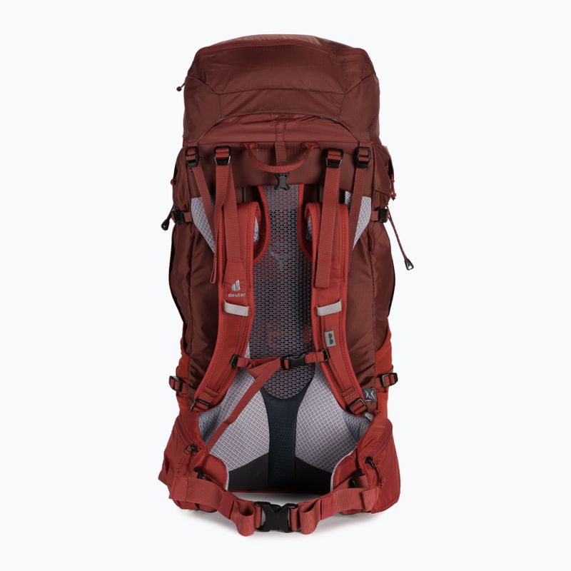 Rucsac de trekking Deuter Futura Air Trek 45 + 10 SL roșu 3402021 3