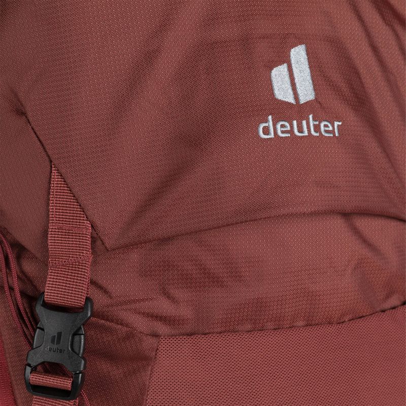 Rucsac de trekking Deuter Futura Air Trek 45 + 10 SL roșu 3402021 4